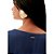 Blusa Lança Perfume Linho AV24 Marinho Feminino - Imagem 4