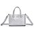 Bolsa Tote Colcci Metalizado VE24 Prata Feminino - Imagem 1