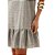 Vestido Curto Lança Perfume Xadrez AV24 Cinza Feminino - Imagem 4
