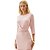 Vestido Super Midi Lança Perfume Torção AV24 Rosa Feminino - Imagem 3