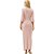 Vestido Super Midi Lança Perfume Torção AV24 Rosa Feminino - Imagem 2