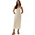 Vestido Super Midi Lança Perfume AV24 Bege Feminino - Imagem 1