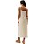 Vestido Super Midi Lança Perfume AV24 Bege Feminino - Imagem 2