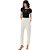 Calça Sarja Lança Perfume Chino High AV24 Off White Feminino - Imagem 2