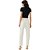 Calça Sarja Lança Perfume Chino High AV24 Off White Feminino - Imagem 4