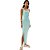 Vestido Super Midi Lança Perfume Fenda AV24 Azul Feminino - Imagem 1