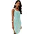 Vestido Super Midi Lança Perfume Fenda AV24 Azul Feminino - Imagem 3