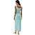 Vestido Super Midi Lança Perfume Fenda AV24 Azul Feminino - Imagem 2