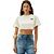 Camiseta Cropped Lança Perfume AV24 Off White Feminino - Imagem 1