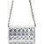 Bolsa Crossbody Lança Perfume Metalize AV24 Prata Feminino - Imagem 2