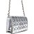 Bolsa Crossbody Lança Perfume Metalize AV24 Prata Feminino - Imagem 1