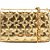 Bolsa Crossbody Lança Perfume Metalize AV24 Dourado Feminino - Imagem 3