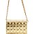 Bolsa Crossbody Lança Perfume Metalize AV24 Dourado Feminino - Imagem 2