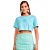 Camiseta Colcci Loose VE24 Azul Feminino - Imagem 1