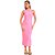Vestido Colcci Canelado VE24 Rosa Feminino - Imagem 1