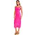 Vestido Midi Colcci Slim VE24 Rosa Feminino - Imagem 1