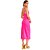 Vestido Midi Colcci Slim VE24 Rosa Feminino - Imagem 2