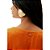 Blusa Lança Perfume Linho AV24 Laranja Feminino - Imagem 3