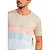 Camiseta Acostamento Listras VE24 Bege Masculino - Imagem 3