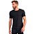 Camiseta Acostamento Basic Elastane VE24 Preto Masculino - Imagem 1