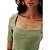 Vestido Curto Lança Perfume Modern AV24 Verde Feminino - Imagem 3