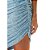 Vestido Lança Perfume Ombro Único AV24 Azul Feminino - Imagem 6