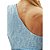 Vestido Lança Perfume Ombro Único AV24 Azul Feminino - Imagem 5