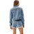 Jaqueta Jeans Easy Lança Perfume Trucker AV24 Azul Feminino - Imagem 2