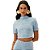 Blusa Lança Perfume Cropped AV24 Azul Feminino - Imagem 1