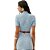 Blusa Lança Perfume Cropped AV24 Azul Feminino - Imagem 2