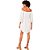 Vestido Linho Colcci Ombro a Ombro AV24 Off White Feminino - Imagem 4