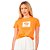 Camiseta Colcci Big Logo AV24 Laranja Feminino - Imagem 1