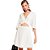 Vestido Linho Colcci Comfort VE24 Off White Feminino - Imagem 1