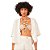 Blusa Linho Colcci Loose AV24 Bege Feminino - Imagem 1
