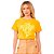 Camiseta Colcci Sunshine AV24 Amarelo Feminino - Imagem 1