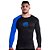 Rash Guard Koral Kombat Manga Longa Preto e Azul - Imagem 1