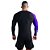 Rash Guard Koral Kombat Manga Longa Preto e Roxo - Imagem 2