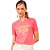 Camiseta Colcci Bordada AV24 Rosa Feminino - Imagem 1