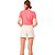 Camiseta Colcci Bordada AV24 Rosa Feminino - Imagem 4