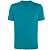 Camiseta Individual Slim Fit VE24 Azul Turquesa Masculino - Imagem 1