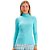 Blusa Canelado Lança Perfume Gola Alta OU24 Azul Feminino - Imagem 1