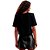 Camiseta Lança Perfume Curta Aplicação OU24 Preto Feminino - Imagem 2