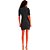 Vestido Curto Lança Perfume Gola Alta OU24 Preto Feminino - Imagem 3