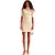 Vestido Curto Lança Perfume Gola OU24 Bege Feminino - Imagem 4