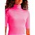Vestido Curto Lança Perfume Gola Alta OU24 Rosa Feminino - Imagem 2