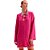 Vestido Curto Lança Perfume Evasê OU24 Rosa Feminino - Imagem 1