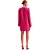 Vestido Curto Lança Perfume Evasê OU24 Rosa Feminino - Imagem 3