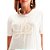 Camiseta Lança Perfume Bordada OU24 Off White Feminino - Imagem 3