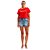 Camiseta Easy Lança Perfume Logo OU24 Vermelho Feminino - Imagem 4