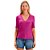 Blusa Canelado Lança Perfume Decote V OU24 Rosa Feminino - Imagem 1